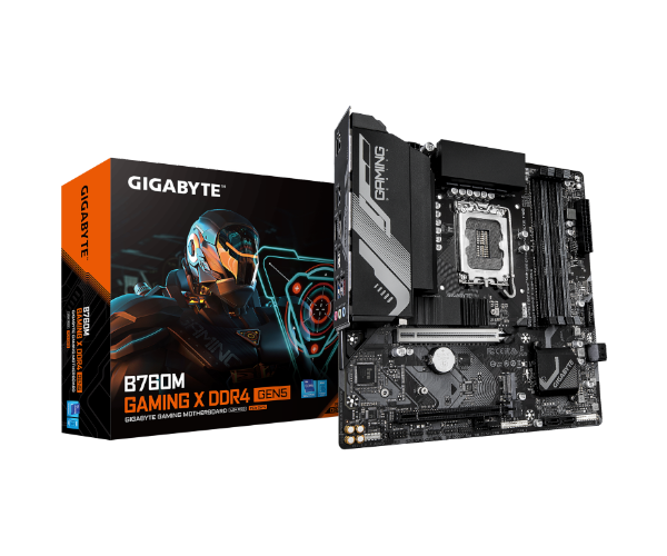 לוח Gigabyte B760M GAMING X DDR4 Gen 5 PCIE5.0 Micro-ATX LGA1700