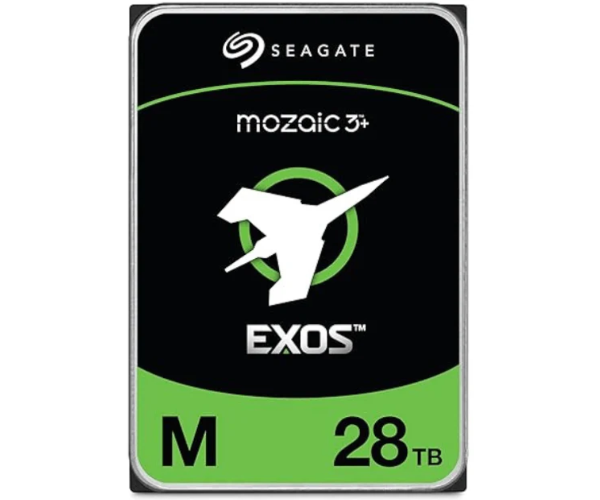 דיסק קשיח פנימי Seagate Exos M – נפח 28TB – 3.5" – 7200RPM – SATA III – סדרת Enterprise