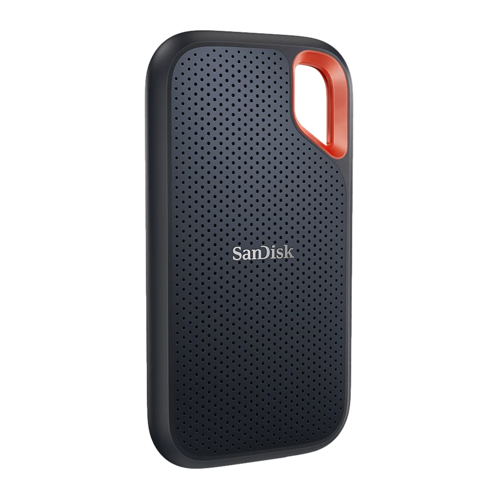 כונן SSD חיצוני SanDisk E61 – נפח 4TB – ממשק NVMe – מהירות עד 1050MB/s – עמידות IP55 – צבע שחור
