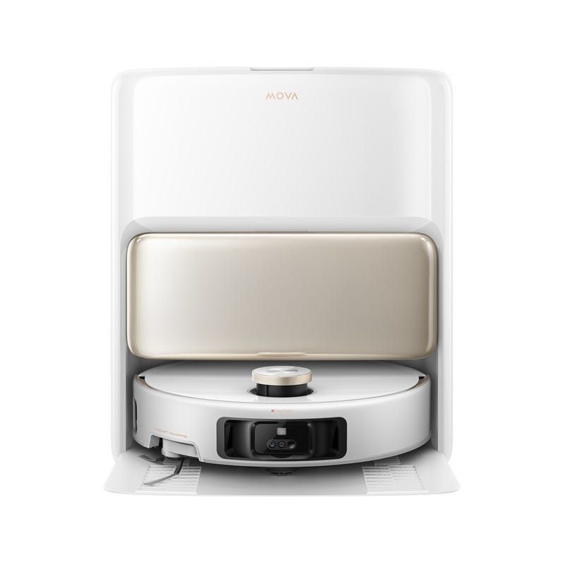 שואב אבק רובוטי שוטף MOVA דגם V50 Ultra Complete בצבע לבן
