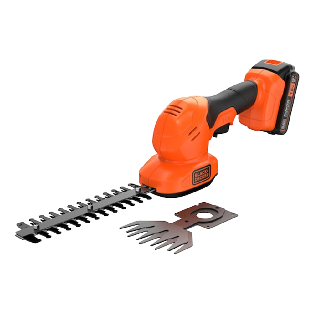גוזם שיחים נטענת Black+Decker BCSS18D1-QW 18V– סוללה אמפר 2.0
