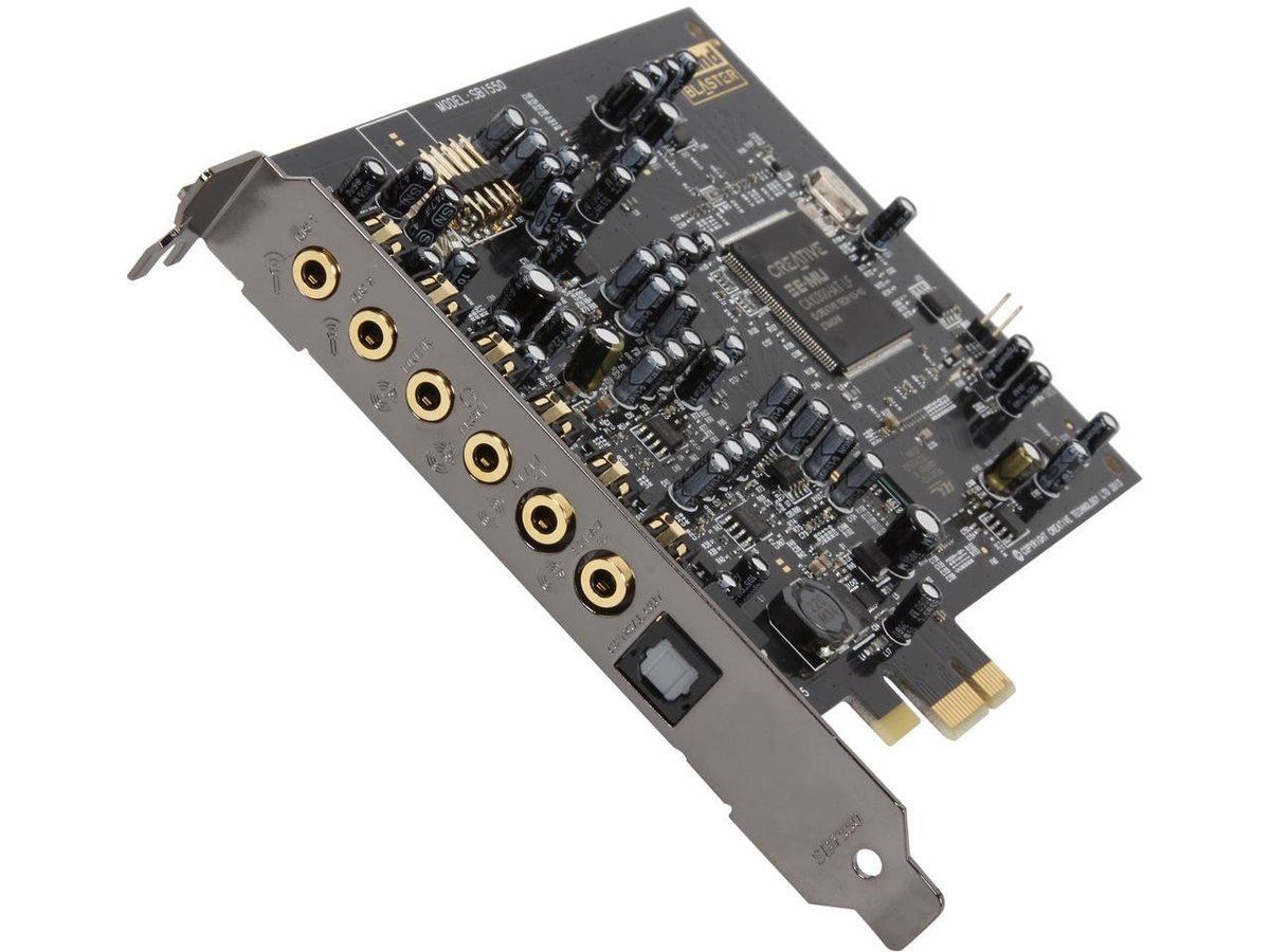כרטיס קול פנימי Creative Sound Blaster Audigy Rx – 7.1 ערוצים, PCIe, 24-bit/192kHz