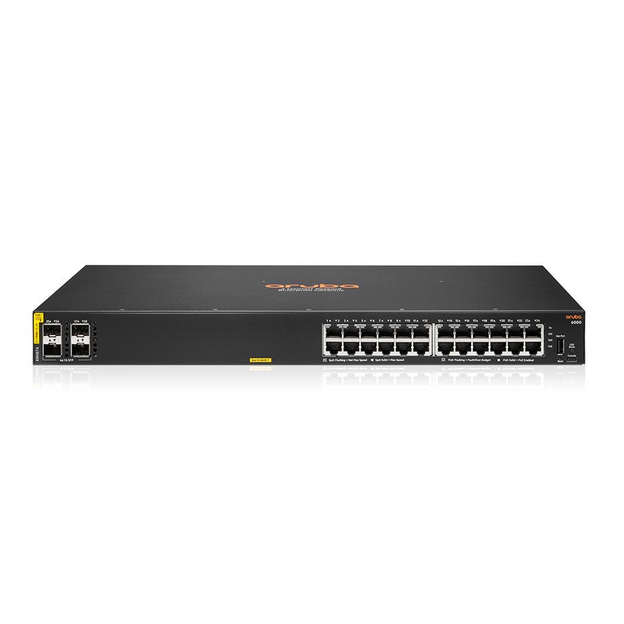 סוויץ' Aruba 6000 24G CL4 4SFP עם PoE
