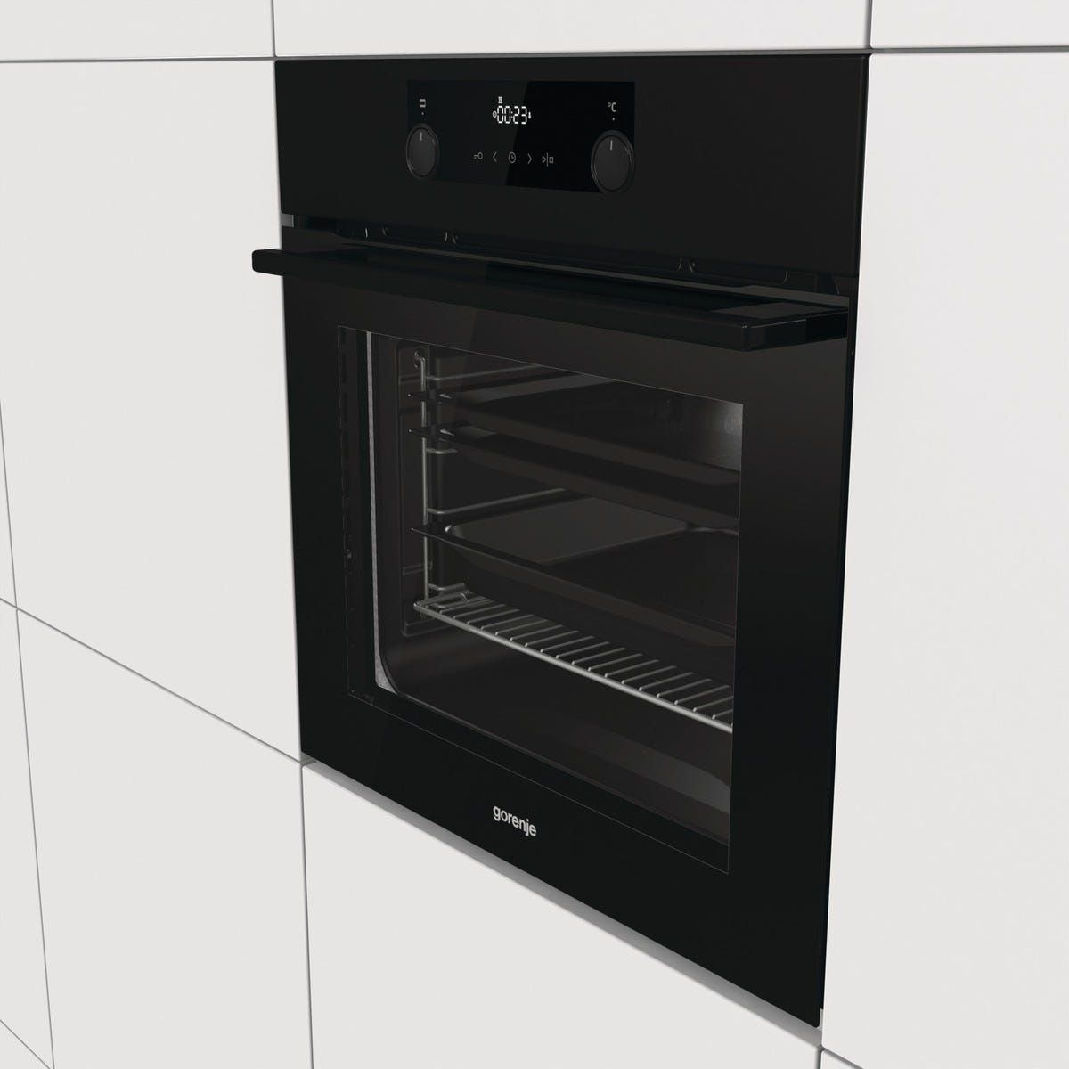 תנור בנוי gorenje בגימור שחור דגם BOP8737B