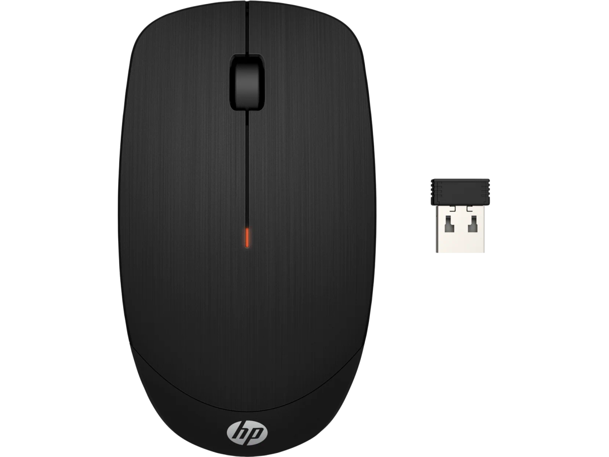 עכבר אלחוטי HP X200 – חיישן אופטי – מקלט ננו – שחור