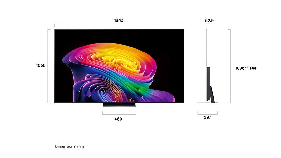 טלוויזיה חכמה LG OLED 83'' – 4K UHD – ThinQ AI – webOS – דגם OLED83C66LA