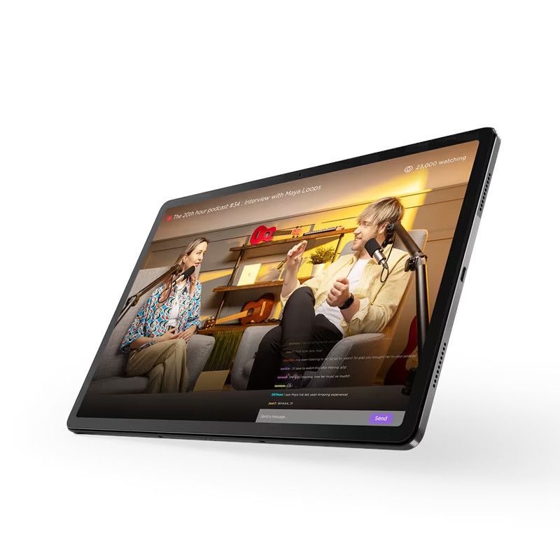 Lenovo Tab P12 12.7 אינץ' 8GB 128GB WIFI סטורם אפור באחריות יבואן רשמי