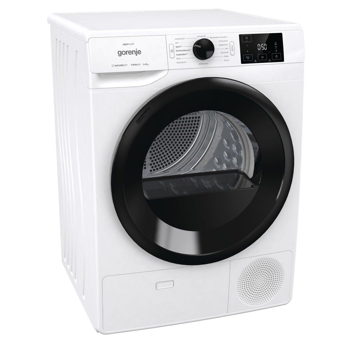 מייבש כביסה  gorenje היט פאמפ 9 קג דגם DNE92 GN