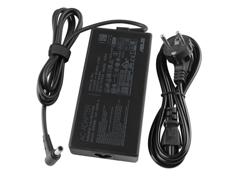 מטען למחשב נייד ASUS 180W עם כבל חשמל באחריות יבואן רשמי