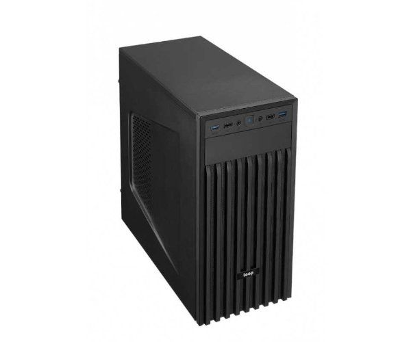 מארז מיני כולל ספק LOOP-2001 500W 35.5CM HIGHT Mini Tower ATX