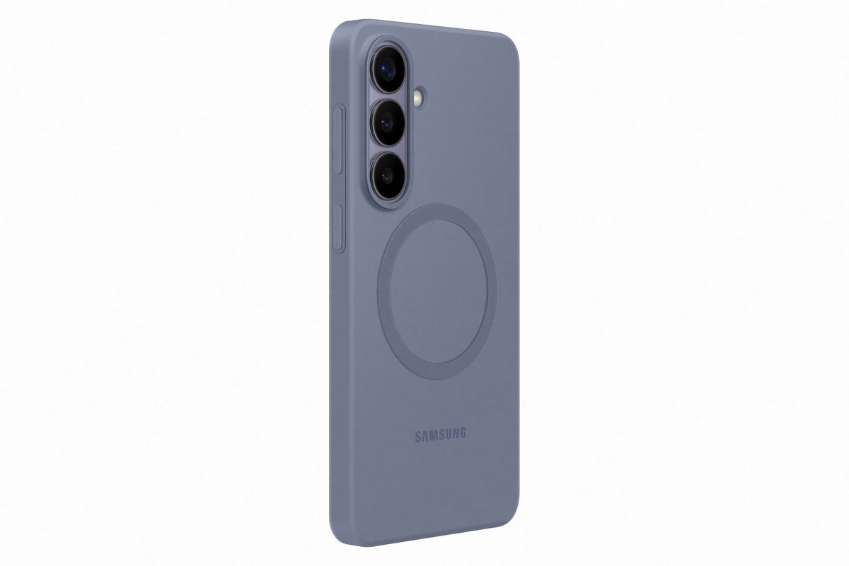 כיסוי סיליקון מגנטי סגול ל Samsung Galaxy S26 Ultra S948