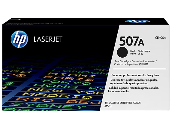 טונר שחור CE400A CLJ-M551 HP