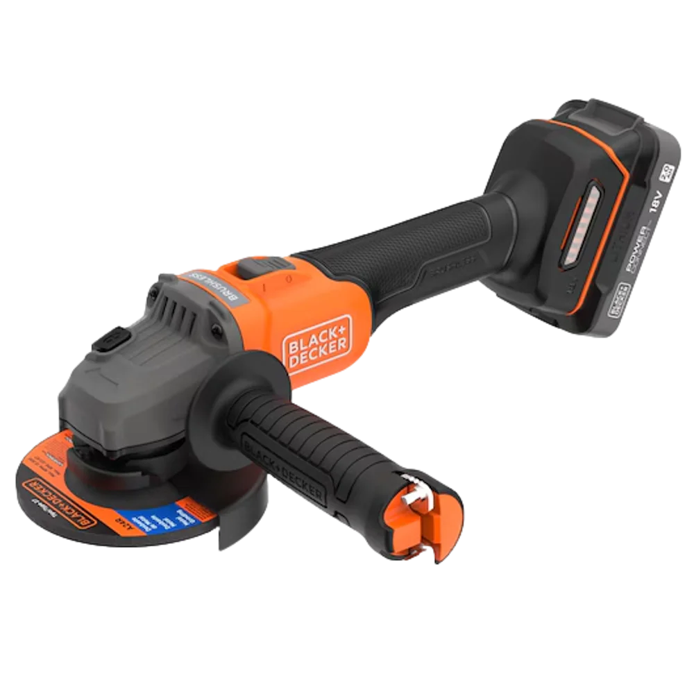 מטחנת זווית דגם BCG6L8D1S-QW מבית BLACK&DECKER