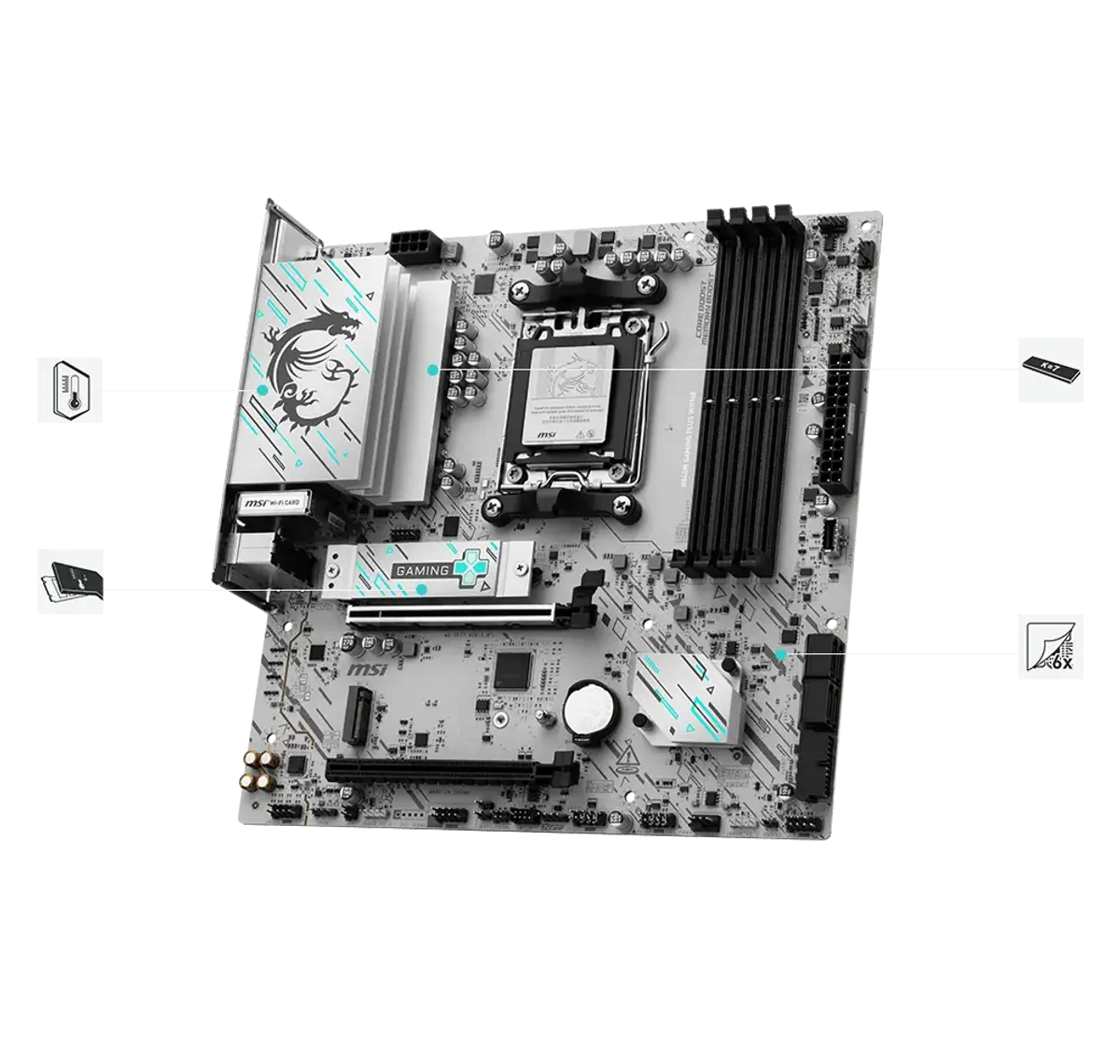 לוח אם B840M GAMING PLUS WIFI6E