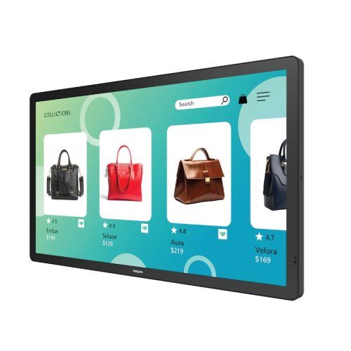 מסך מגע מקצועי Philips 32" Full HD דגם 32BDL3751T - שילוט אינטראקטיבי PCAP לעבודה רציפה 24/7 עם Android 13
