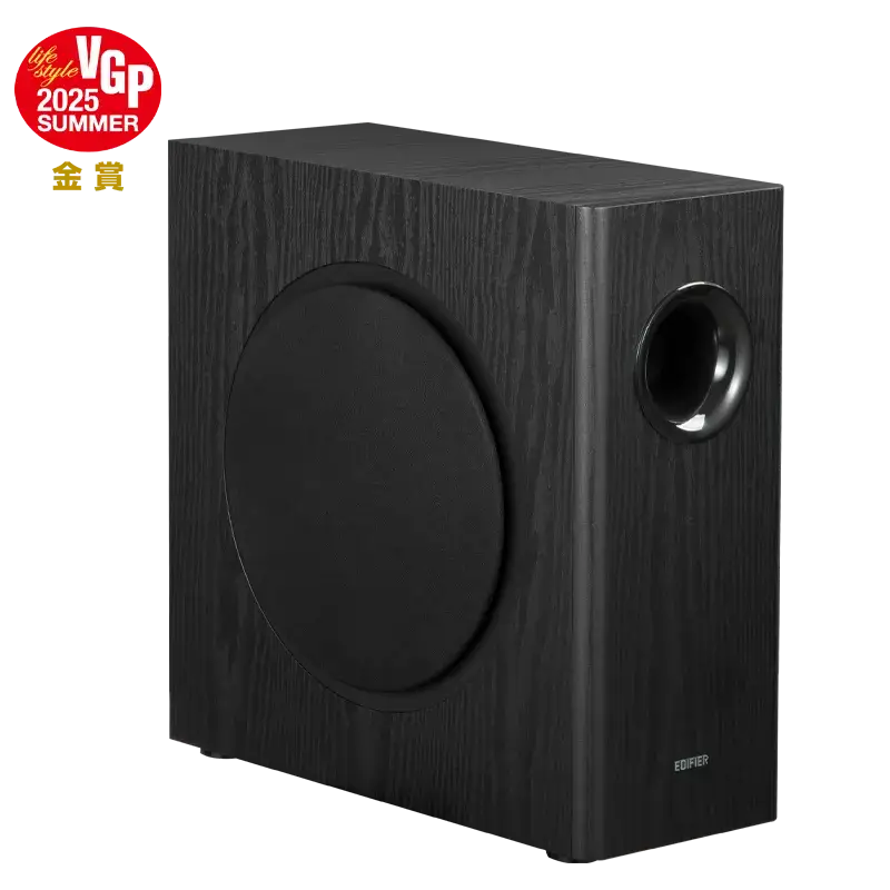 סאב-וופר אקטיבי Edifier T5s Slim – הספק 70W RMS – טווח 35Hz-115Hz – שחור