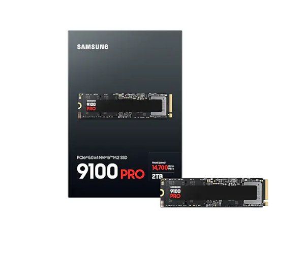 דיסק פנימי Samsung 9100 PRO 2TB Gen5 M.2 NVME 2.0 14800 13400 RW