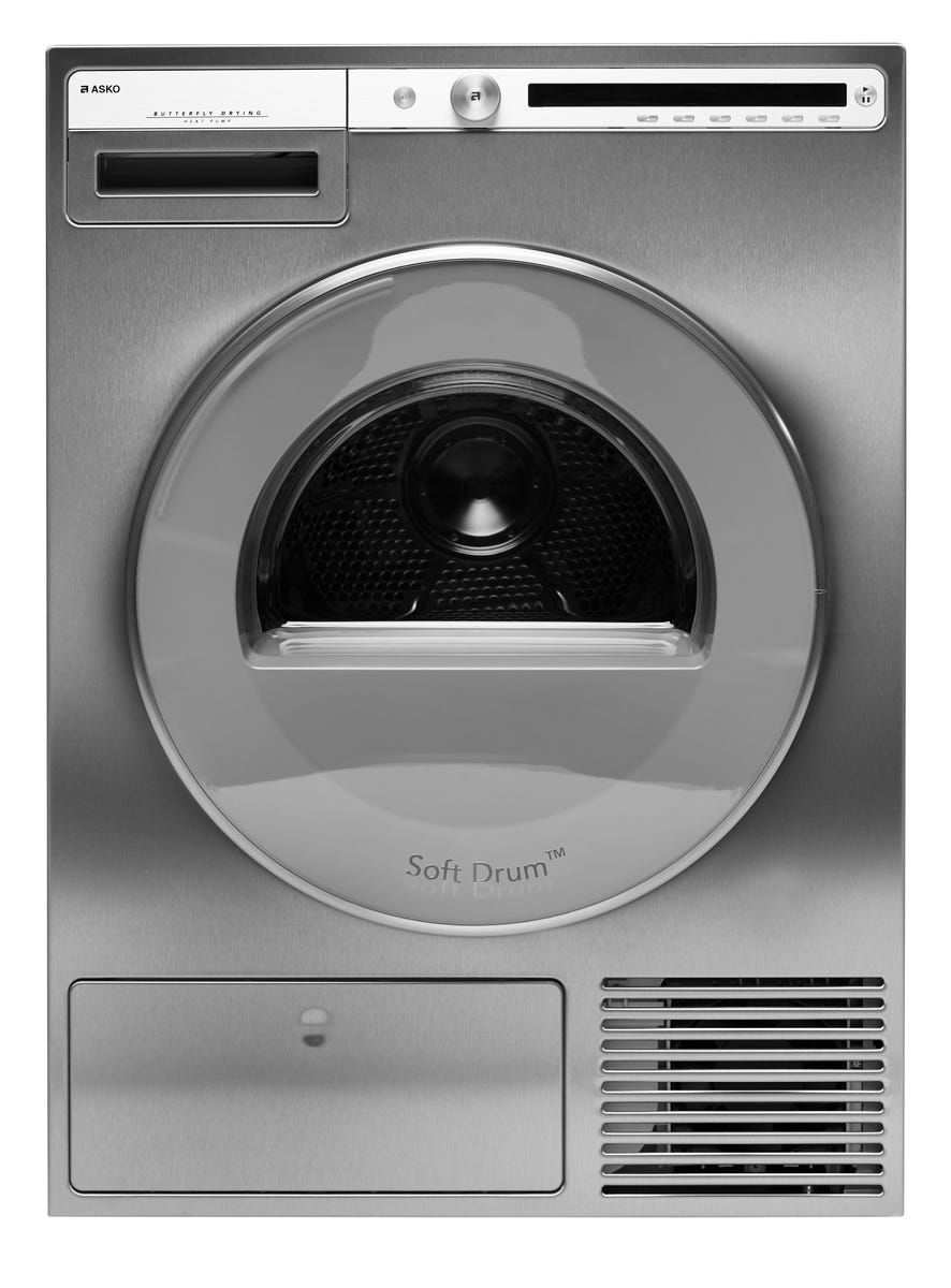 מייבש כביסה Heat Pump נירוסטה 8 קג ASKO דגם T408HD.S