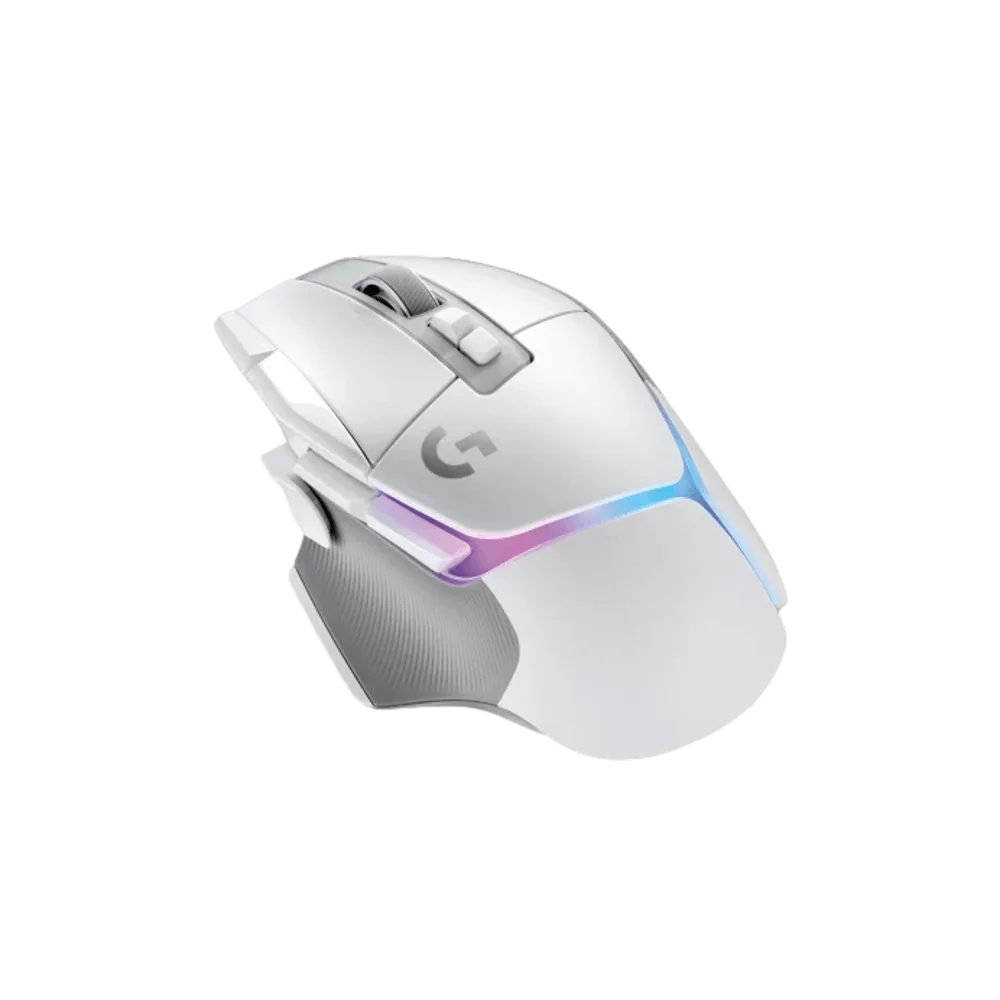 עכבר גיימינג אלחוטי Logitech G502 X PLUS – חיישן HERO 25K – חיבור LIGHTSPEED – מתגי LIGHTFORCE היברידיים – תאורת LIGHTSYNC RGB – תאימות POWERPLAY – צבע לבן
