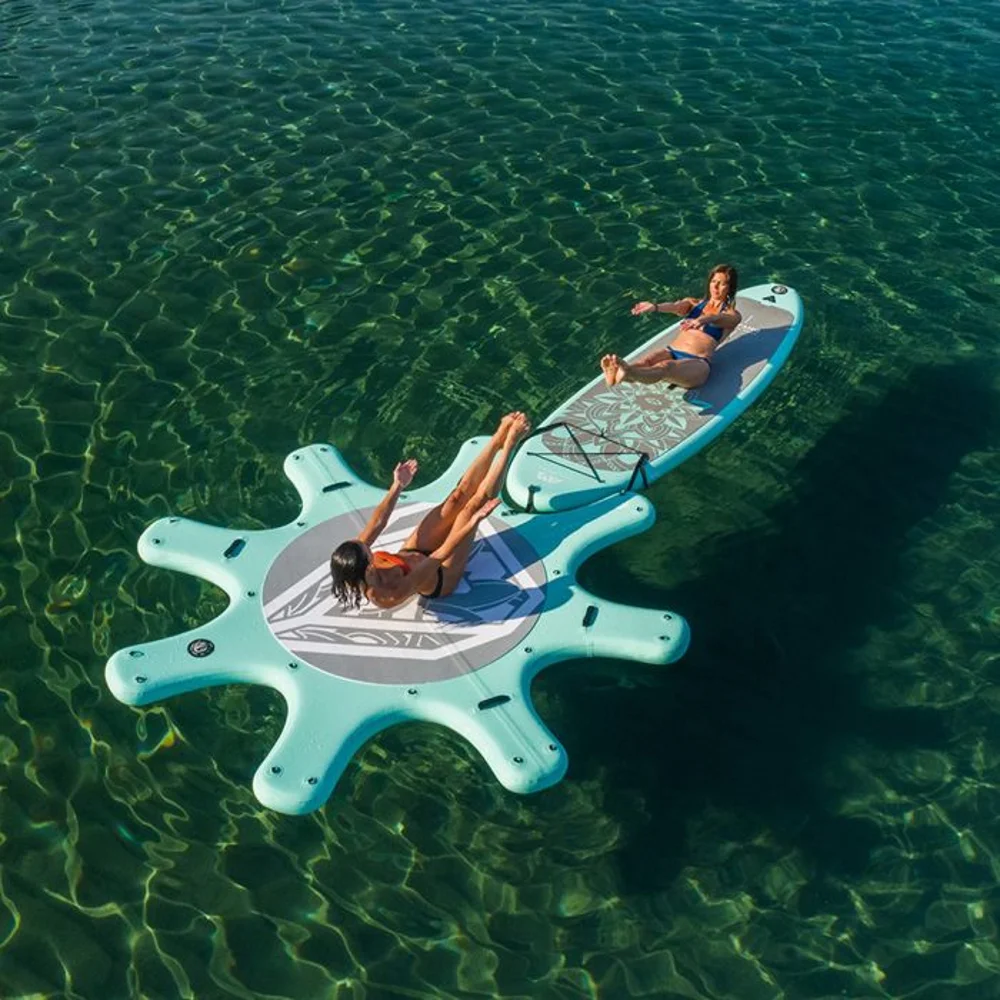 תחנת עגינה לסאפ Aqua Marina Yoga Dock – 9'6 – קוטר חיצוני 290 ס"מ – נפח 470 ליטר – עומס עד 220 ק"ג
