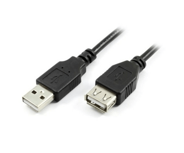 כבל מאריך 3 מטר USB GOLD