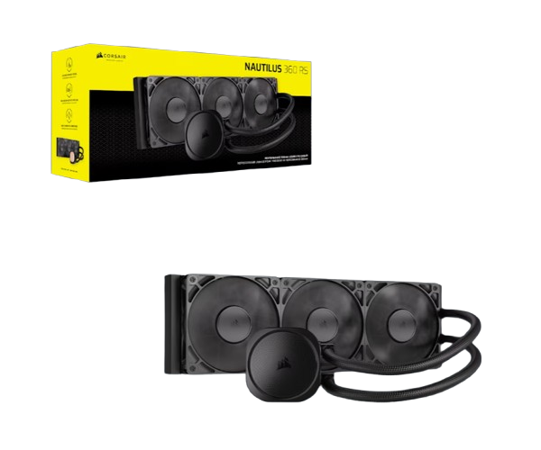 קירור נוזלי למעבד Corsair NAUTILUS 360 RS 360mm