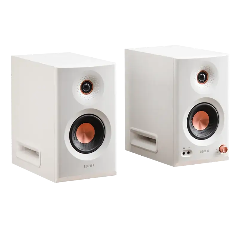 רמקולי סטודיו Edifier MR5 – הספק 110W RMS – טווח 46Hz-40kHz – Tri-amped – Bluetooth – לבן