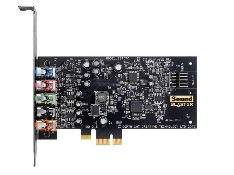 כרטיס קול פנימי Creative Sound Blaster Audigy Fx – 5.1 ערוצים, PCIe, SBX Pro Studio