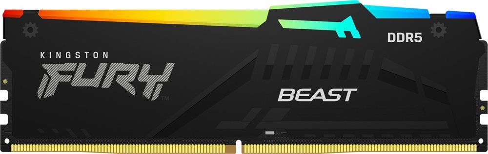 זיכרון Kingston FURY Beast RGB 16GB DDR5 5600MHz CL36 EXPO