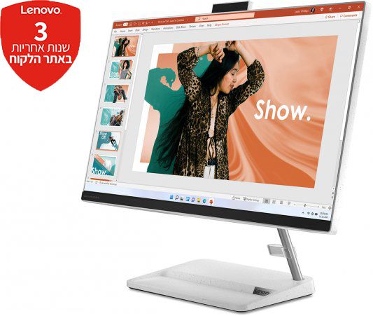IdeaCentre AIO 3 24IAP7 i5 16G 1TSSD 11H  White 3Y