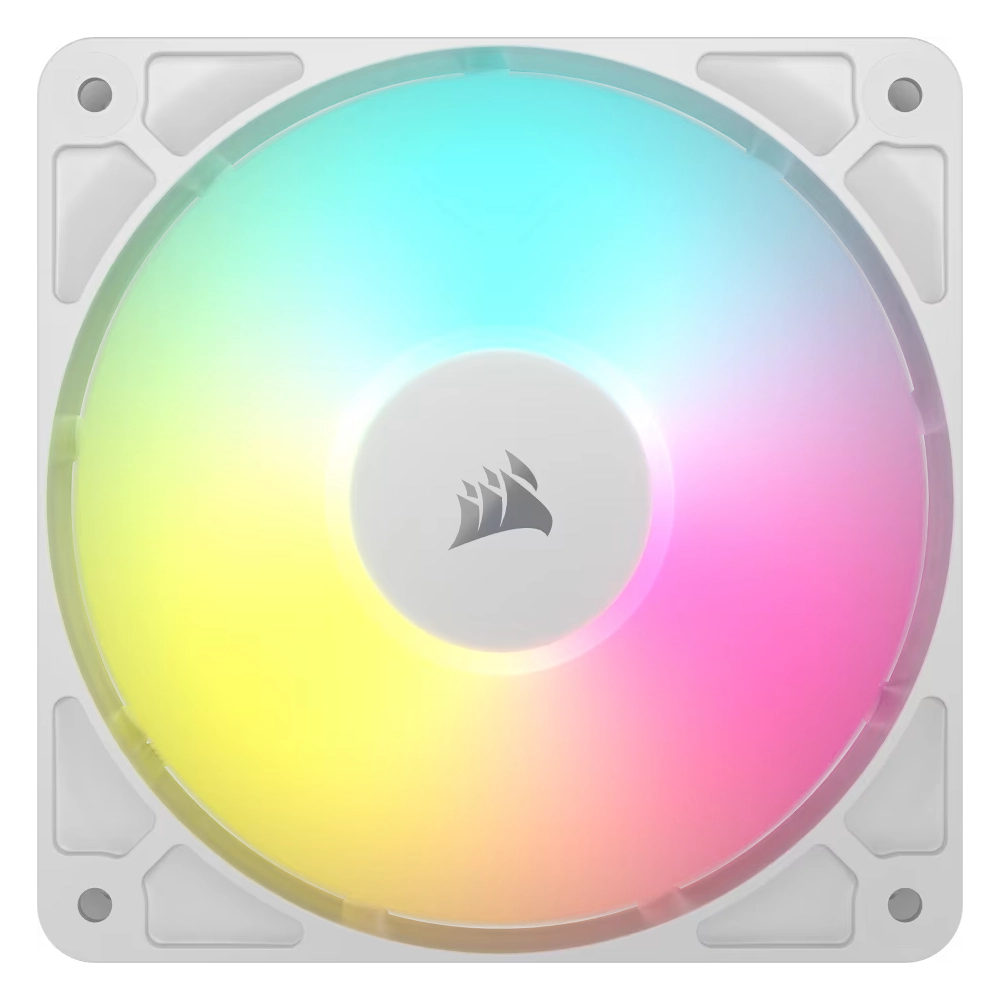 מאוורר RS120 ARGB 120mm מבית CORSAIR לבן
