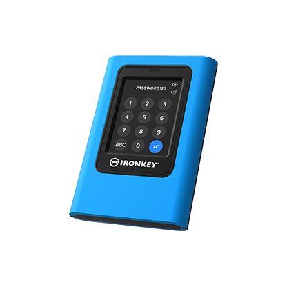 כונן SSD חיצוני מוצפן Kingston IronKey Vault Privacy 80 בנפח 3.84TB