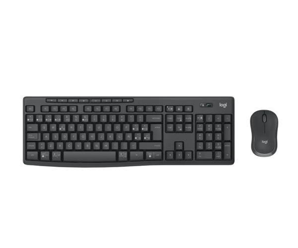 סט מקלדת ועכבר אלחוטי Logitech MK370 Combo for Business – צבע שחור – חיבור אלחוטי ובלוטות'