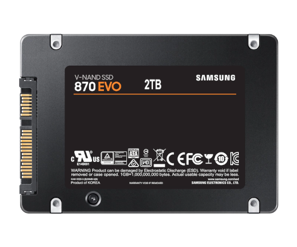 דיסק פנימי Samsung SSD 870 EVO 2TB SATA III 2.5