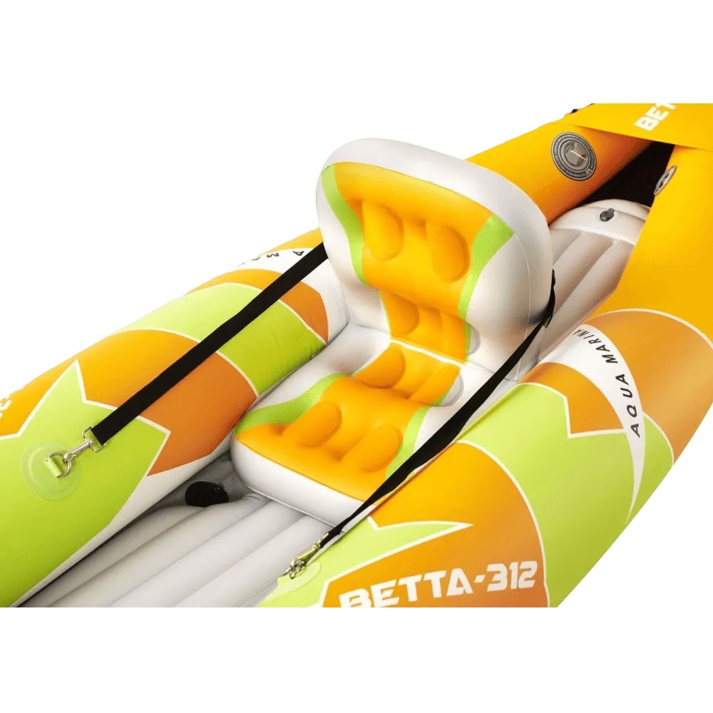 קיאק מתנפח Aqua Marina BETTA BE312 – 312x80 ס"מ – משקל 9.1 ק"ג – מושב יחיד – עומס עד 95 ק"ג