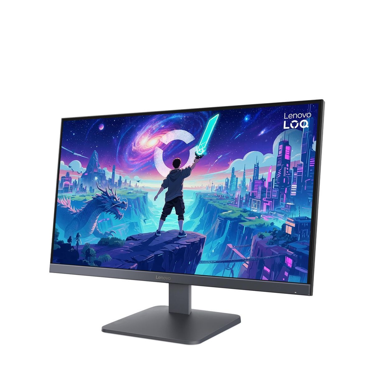 מסך מחשב גיימינג 27 אינץ Lenovo LOQ 27Q-10 – רזולוציה QHD – פאנל IPS – קצב רענון 180Hz – זמן תגובה 0.5ms