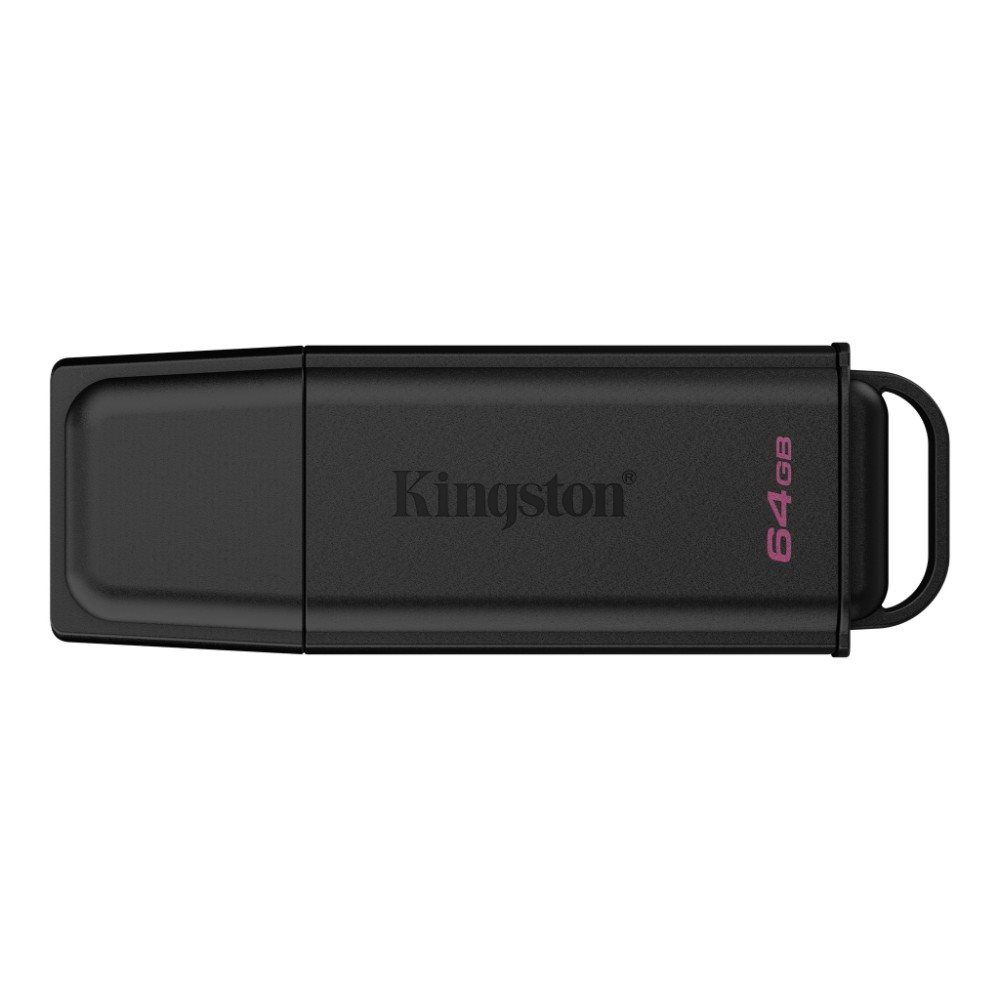 64GB Portable USB 3.2 Gen 1 DataTraveler Exodia Black