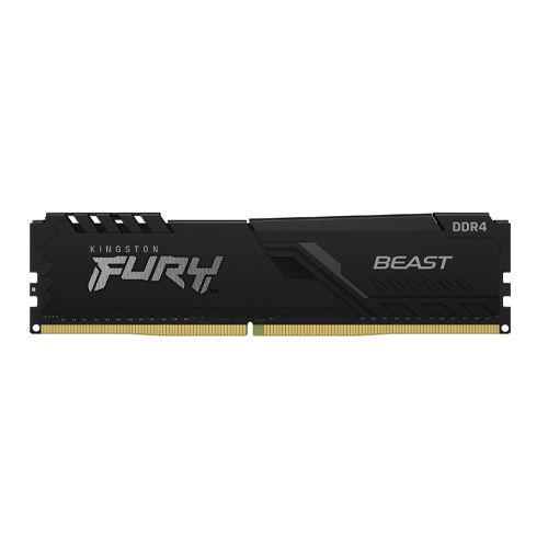 זיכרון Kingston Fury Beast Black 32GB (2x16GB) DDR4 3600MHz CL18