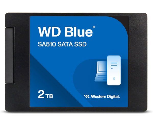דיסק פנימי Western Digital 2TB Blue SA510 SSD SATA III 2.5