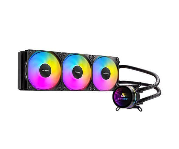 קירור נוזלי Antec LUNA 360 Black ARGB – רדיאטור 360mm – 3 מאווררים 120mm – תאורת ARGB