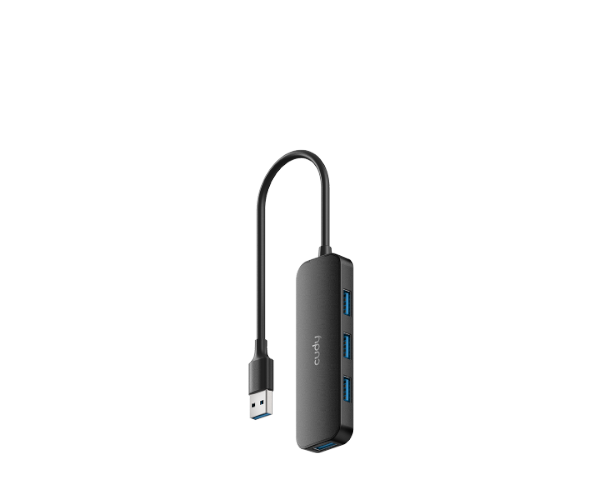 מפצל USB CUDY UH40A USB3.0 4-PORTS HUB