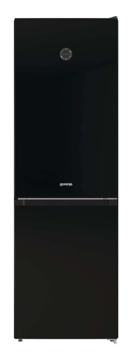 מקרר 2 דלתות gorenje  מקפיא תחתון 329 ליטר בגימור שחור דגם NRK6192SYBK