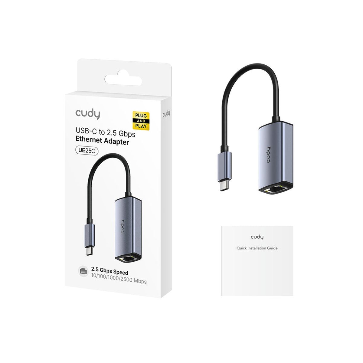 מתאם רשת USB-C to 2.5G Ethernet Adapter
