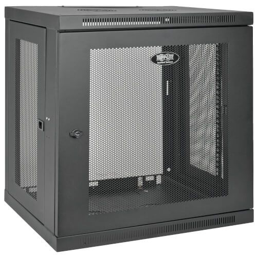 SmartRack 12U Low-Profile Switch-Depth Wall-Mount Small Rack Enclosure
