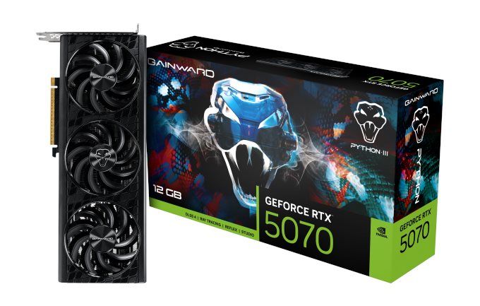 RTX5070 PYTHON III 12GB GDDR7 92bit 3-DP HDMI