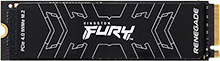 Kingston FURY Renegade 4TB SSD PCIe 4.0 NVMe M.2 2280 עם גוף קירור