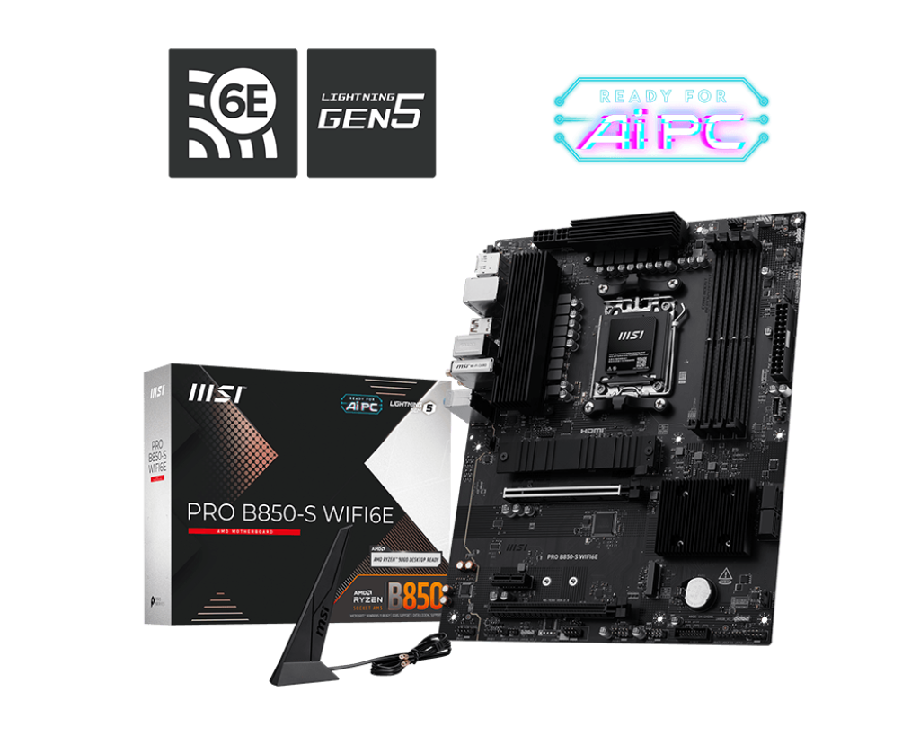 לוח אם  MSI PRO B850-S WIFI6E