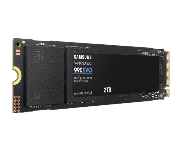 דיסק פנימי Samsung 990 EVO 2TB PCIE4.0X4 5.0X2 NVME gen 4 5
