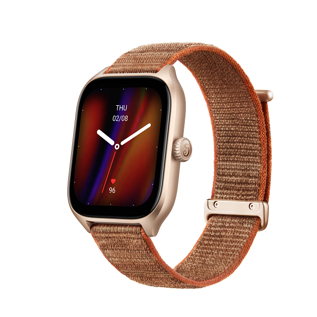 שעון חכם Amazfit דגם GTS 4 צבע Brown