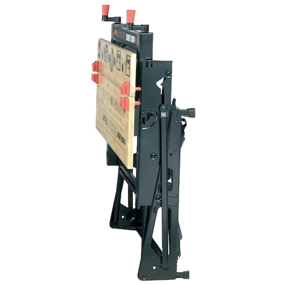 שולחן עבודה מתקפל BLACK&DECKER Workmate 825 Deluxe עם מערכת הידוק מתקדמת, 3 מצבי עבודה, נשיאת משקל עד 250 ק"ג, באחריות יבואן רשמי